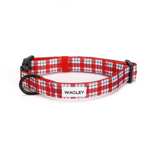 peppermint plaid collar